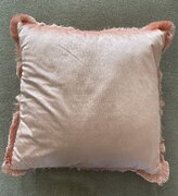 Coral Velvet Pillow