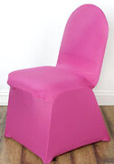 Fuchsia Banquet Spandex Chair Covers