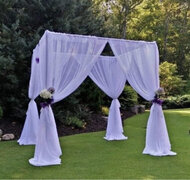 4 panel Pipe & Drape (Curtain not included)
