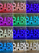 BABY 4ft Marquee Letters (with LED/RGB Lights)