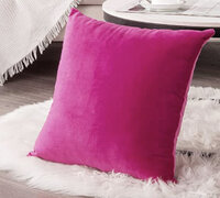 18x18 Inch, Hot Pink Pillow Case 