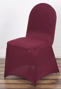 Burgundy Banquet Spandex Chair Covers