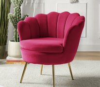 Fuchsia Velvet Seat Chairs