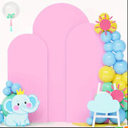 3’ 4’ 5’ Pink Spandex Chiara Wall