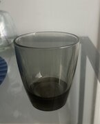 Smoke Black Drinking Glass