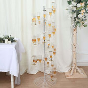 Acrylic Spiral Champagne Wall 40 Slots
