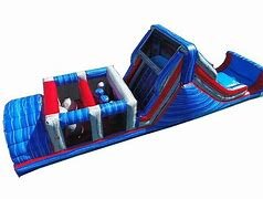 Blue Rush 45' Obstacle Course Water Slide