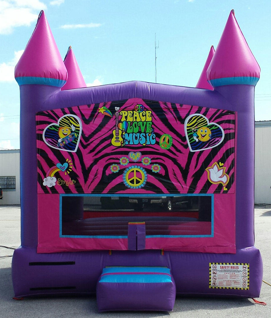 Pink Bounce House - BOOK NOW / FREE DELIVERY MIAMI AND BROWARD