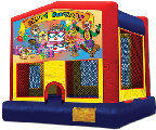 13x13 Happy Birthday Clown Bounce House