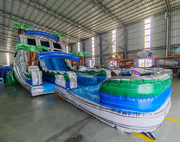 20ft Aloha Splash Hybrid Water Slide