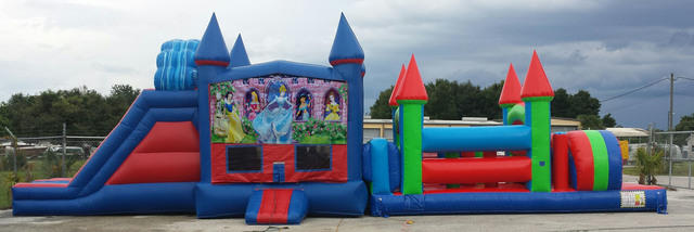 52 Foot Disney Princess Wacky Obstacle