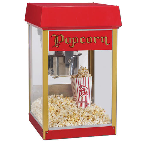 (3) Popcorn Machine w/ Supplies For 50