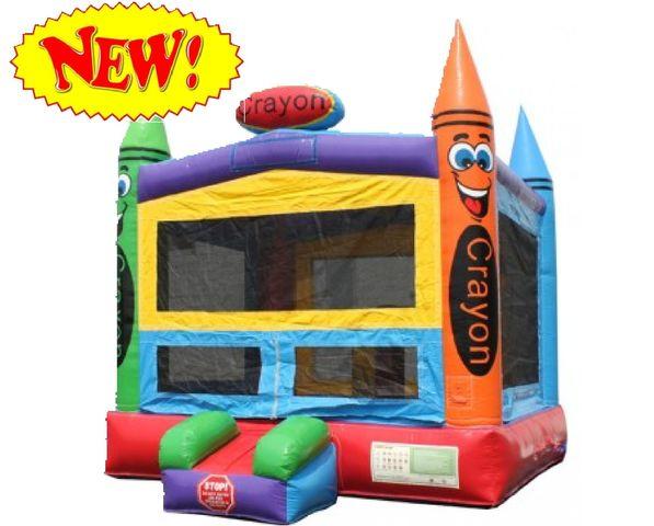 13 x 13 Crayon Bounce House