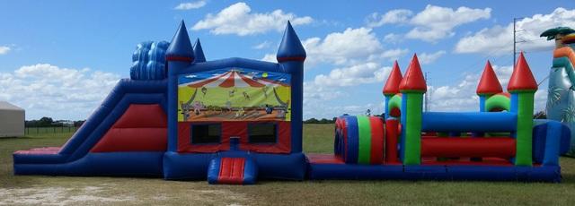 52 Foot Wacky Circus Obstacle Course