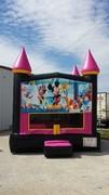 13x13 Hot Pink Castle w/ Mickey Mouse Fun Shop Theme