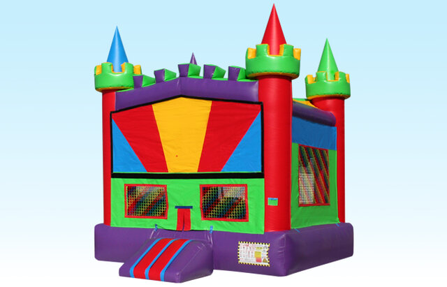 13 x 13 Colorful Bounce House 314B