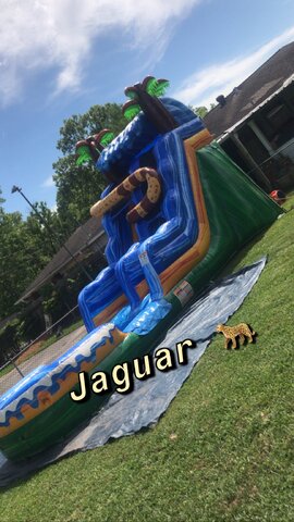 JAGUAR 15 FT WATER SLIDE WITH POOL 