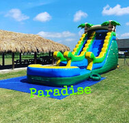 Paradise 16ft Water Slide with Pool