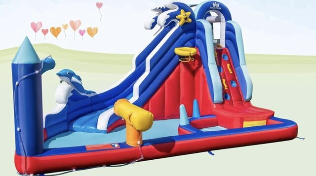 Toddler Dolphin Water Slide