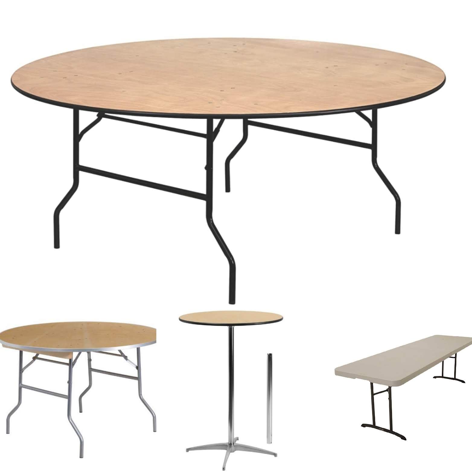 Round table rentals online near me