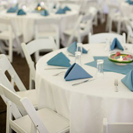 table and chair cover rentals