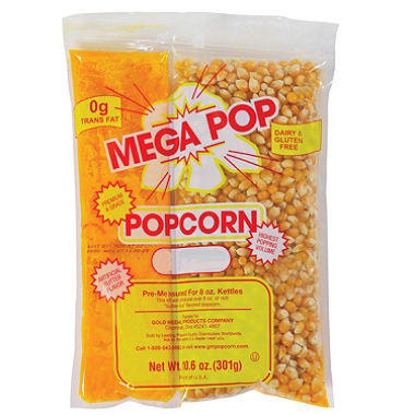 Gold Medal Mega Pop Popcorn Kit (200 Servings) 