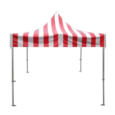 10x10 Commercial Tent (Red and White)