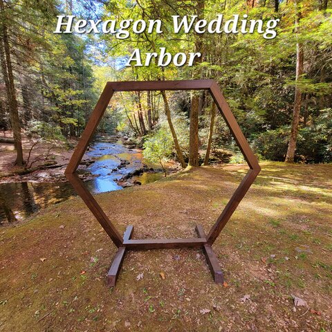 Hexagon Wedding Arbor #3