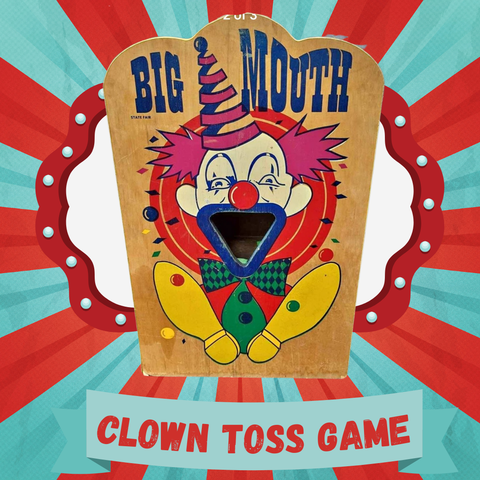 Carnival Game - Big Mouth Clown Toss