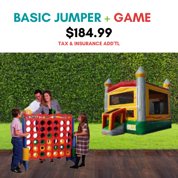 Bounce House & Game Package
