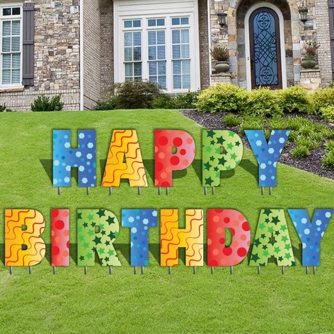 Yard Cards - Happy Birthday