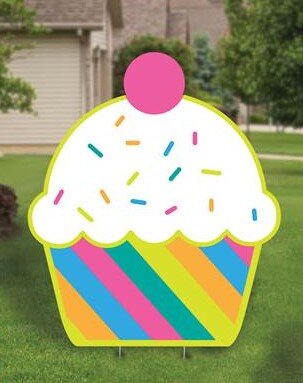 Yard Card Expressions - Cupcake