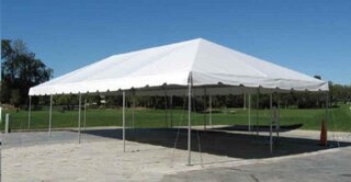 20x40 Frame Tent Rental (64-80 Seated)