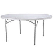 Tables - 60" Round Table Resin Indoor/ Outdoor 