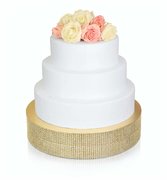 Cake Stand 16" (gold plated) 