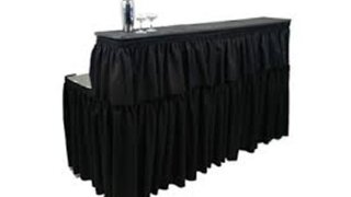 13ft bottom bar-riser table Skirting