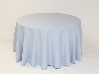 Linen - 120' round Panama Collection Sky Blue