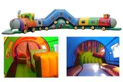 47 Foot  Enclosed Train Obstacle Course For Sale
