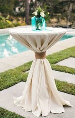  Cocktail Table Sash - tan/beige