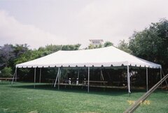 30x50 Frame Tent:  70-120 guests