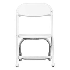 Chairs - Kids White Metal Folding 