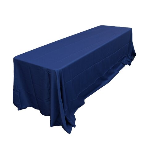 Linen - 90x156 rectangular - navy blue