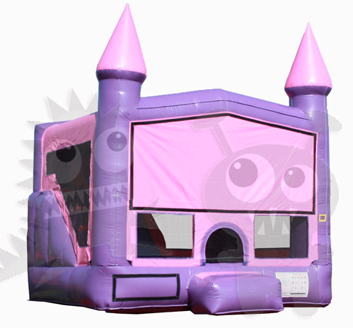 JA-COM-Pink Jump N' Slide Castle 4-1 Combo 