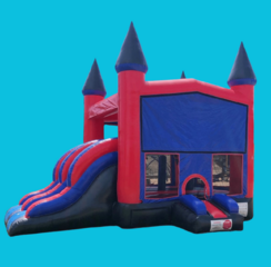 JA-COM-DOUBLE SLIDE (Blue/Red/Black)