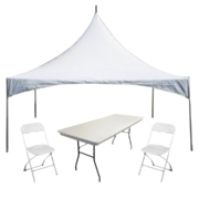 Tents, Tables, and Chairs