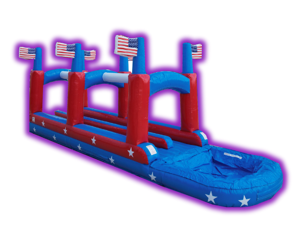 The Star Spangled Racer Double Lane Slip-N-Slide