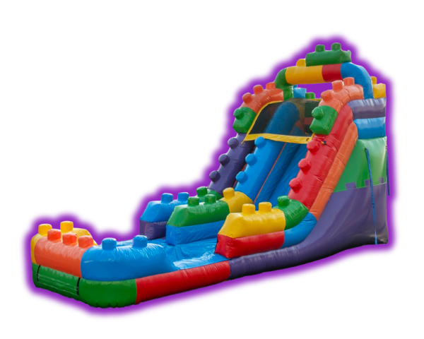 15' BLOCKS Water Slide