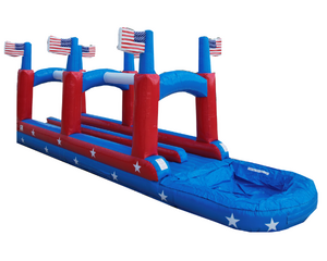 The Star Spangled Racer Double Lane Slip-N-Slide