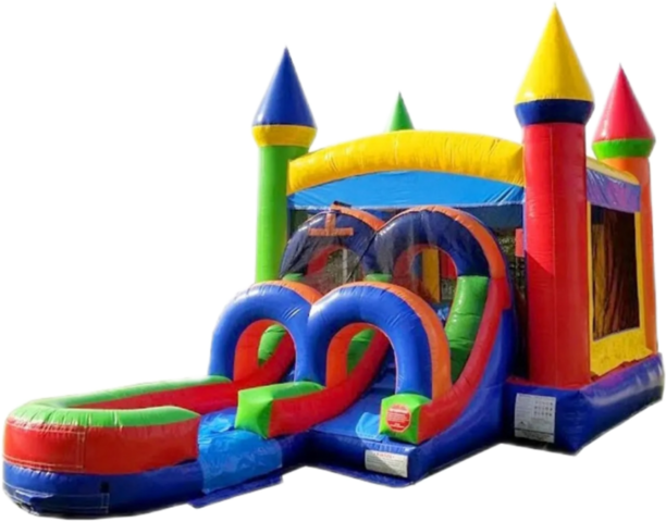 Rainbow Bounce House Combo 