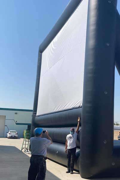Giant Inflatable Movie Screen Rental